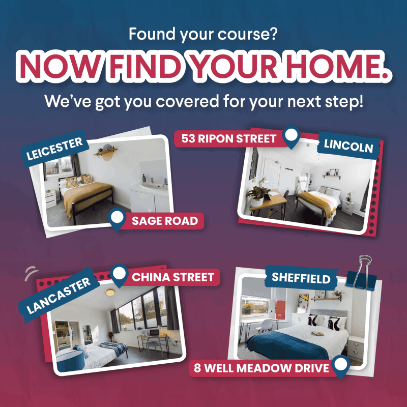 Found your course? Now find your new home. We've got you covered for your next step!